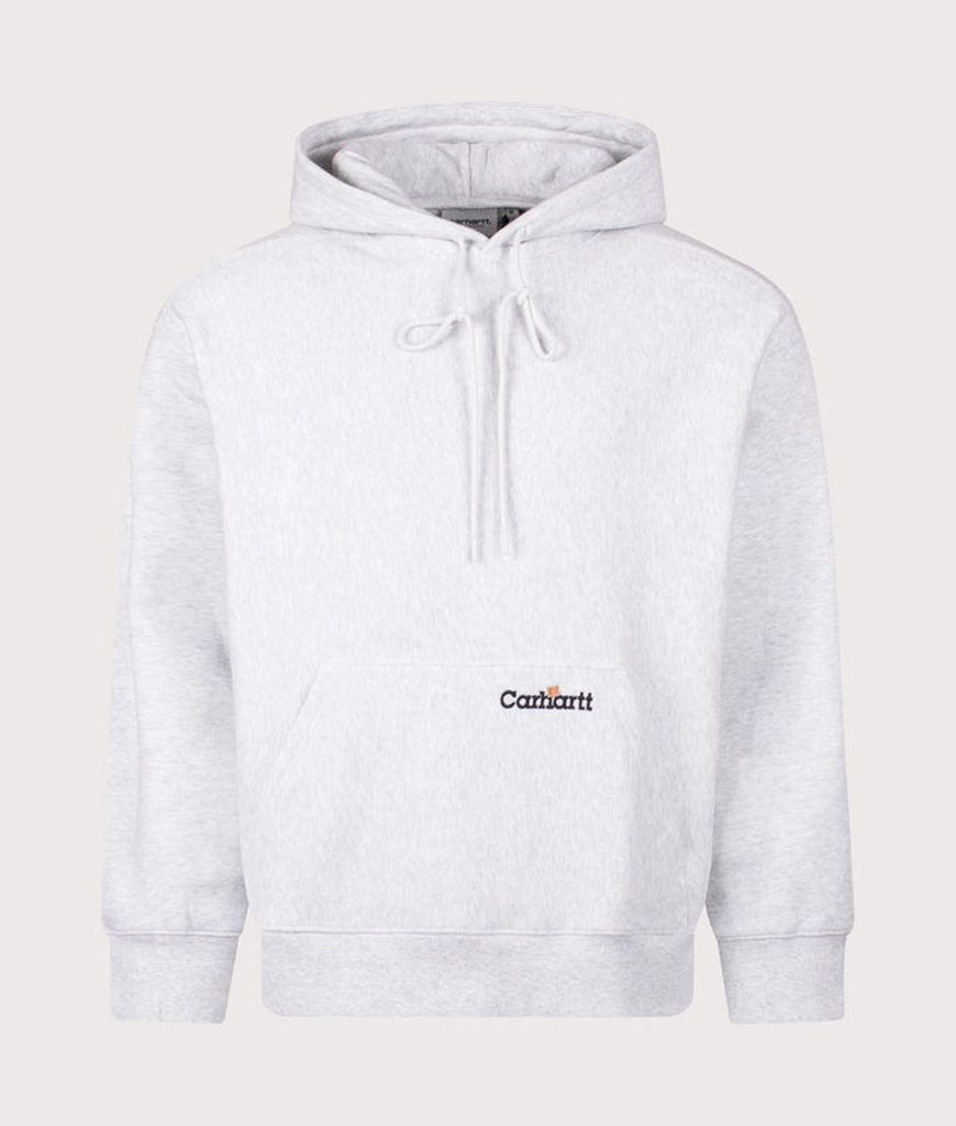 Carhartt WIP Mens Relaxed Fit Label Script Hoodie